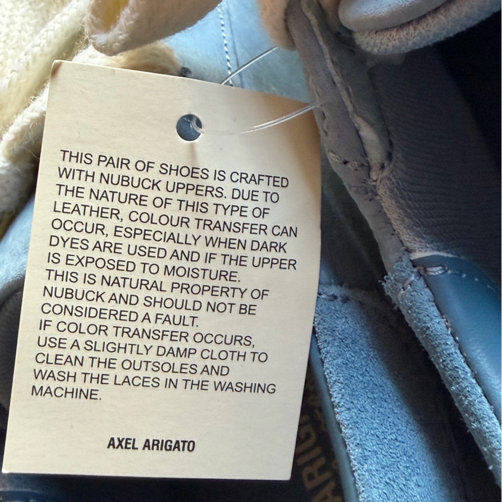 Axel Arigato Blue Squish Sneaker x Alvin Armstrong Collab Sneakers NIB - Picture 8 of 16